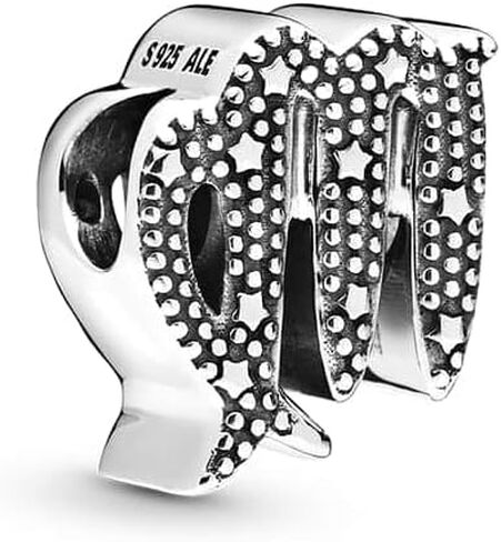 PANDORA Jewelry Sparkling Virgo Zodiac Cubic Zirconia Charm in Sterling Silver in Saudi Arabia