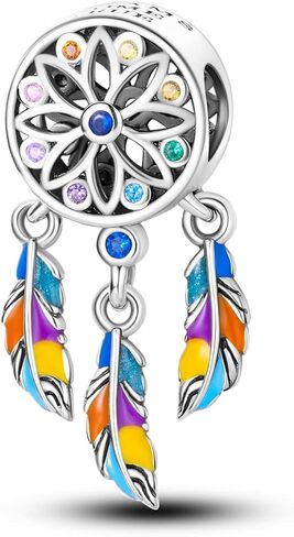 Hapour 925 Sterling Silver Charms Fit for Charm Bracelets Pendant Bead Pet Sun Heart Charm, Bracelet & Necklace Jewelry Bead for Women in Kuwait