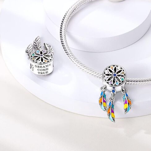 Hapour 925 Sterling Silver Charms Fit for Charm Bracelets Pendant Bead Pet Sun Heart Charm, Bracelet & Necklace Jewelry Bead for Women in Kuwait