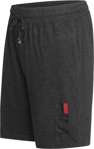 Fila Men's 100% Brushed Jersey Pajama Night Sleep Short, Various Pack Size Options (Single Pack or 2 Pack) in Kuwait