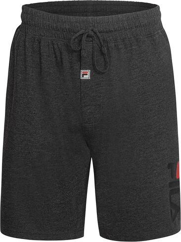 Fila Men's 100% Brushed Jersey Pajama Night Sleep Short, Various Pack Size Options (Single Pack or 2 Pack) in Kuwait