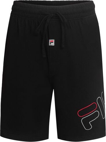 Fila Men's 100% Brushed Jersey Pajama Night Sleep Short, Various Pack Size Options (Single Pack or 2 Pack) in Kuwait