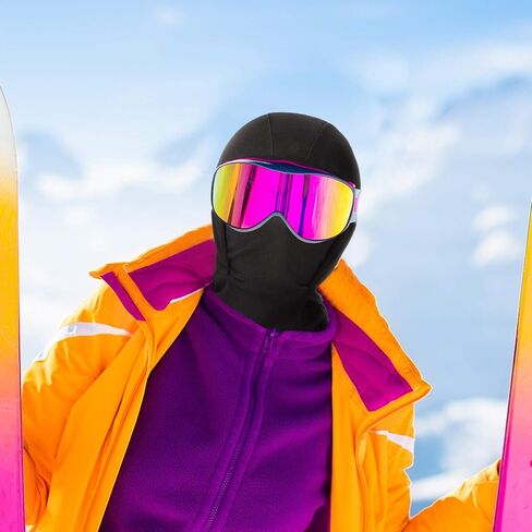 3 Pieces Kids Balaclava Hat Winter Ski Face Covering Windproof Thermal Neck Warmer Gaiter for Cold Weather Outdoor Sports in Kuwait