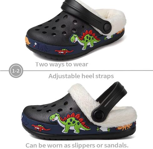 OHSNMAKSL Toddler Clog Slippers Garden Sandals Slip On Water Shoes Sneakers Cartoon Slides for Boys and Girls Children Beach Pool Shower in Kuwait