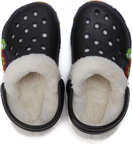 OHSNMAKSL Toddler Clog Slippers Garden Sandals Slip On Water Shoes Sneakers Cartoon Slides for Boys and Girls Children Beach Pool Shower in Kuwait