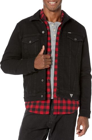 GUESS Men's Dillon Denim Jacket in Saudi Arabia