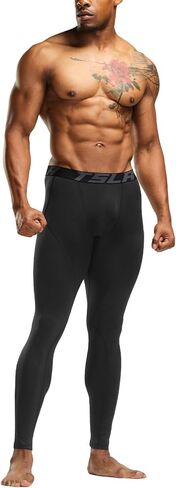 TSLA Men's Thermal Compression Pants, Athletic Sports Leggings & Running Tights, Wintergear Base Layer Bottoms in Kuwait