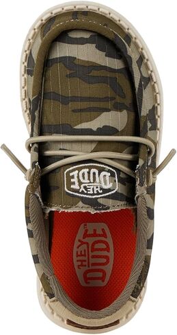 Hey Dude Wally Mossy Oak OBL T Camo Size C9 | Boy's Shoes | Boy's Slip On Loafers | Comfortable & Light-Weight in Saudi Arabia