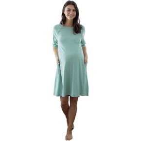 Baby Be Mine Delivery/Labor/Nursing Nightgown Women's Maternity Hospital Gown/Sleepwear for Breastfeeding
