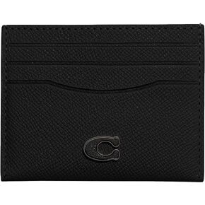 حافظة بطاقات مسطحة للرجال من Coach مصنوعة من الجلد المتقاطع in Kuwait