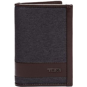 TUMI - محفظة Alpha متعددة النوافذ للرجال - Anthracite/Brown in Saudi Arabia