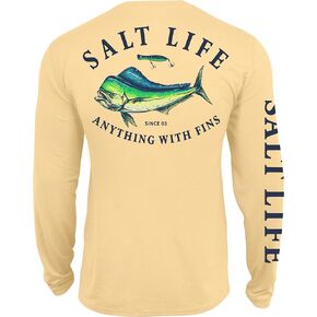 Salt Life Boys' Dorado Motto Youth Long Sleeve Performance Tee