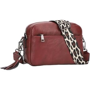 KL928 Small Crossbody Bag for Women, Soft FAUX Leather Cell Phone Purse，Adjustable Strap Shoulder Handbags Wallet Purse