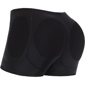 ponlodos Women's Hips and Butt Lifting Shapewear with 4 Removable Pads - Butt Pads Panties Hip Enhancer Padded Underwear in Saudi Arabia