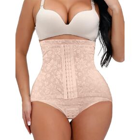 ShaperQueen 1010 أفضل مشد للخصر للسيدات، مدرب تشكيل الجسم، حزام فاجا للتحكم في البطن، ملابس داخلية (حجم كبير)