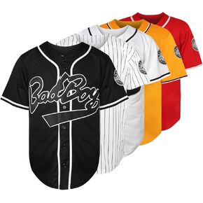 الرجال باد بوي جيرسي سمولز 10 90S الهيب هوب فيلم البيسبول جيرسي in Kuwait