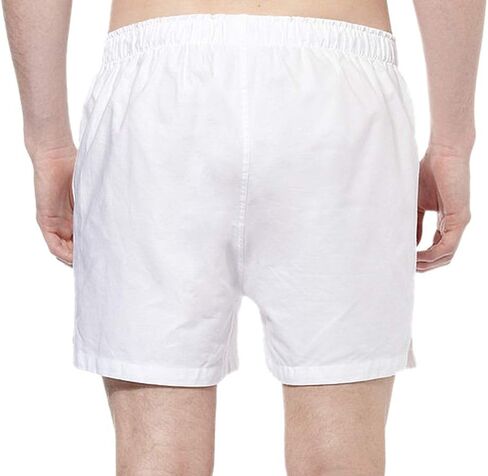 Brooks Brothers Men's 00003821 Oxford Cotton Boxers, White in Saudi Arabia