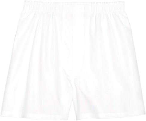 Brooks Brothers Men's 00003821 Oxford Cotton Boxers, White in Saudi Arabia