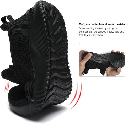 Wrezatro Men's Slip on Walking Shoes Ultra Light Breathable Non Slip Running Shoes Casual Fashion Sneakers Mesh Workout Sports in Kuwait