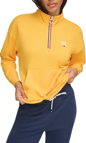 سحاب ربع تيري فرنسي ناعم للسيدات من Tommy Hilfiger in Kuwait