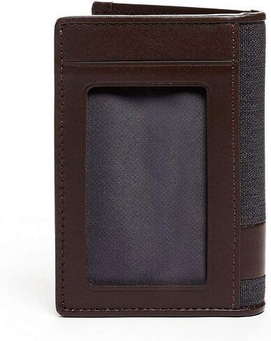 TUMI - محفظة Alpha متعددة النوافذ للرجال - Anthracite/Brown in Saudi Arabia