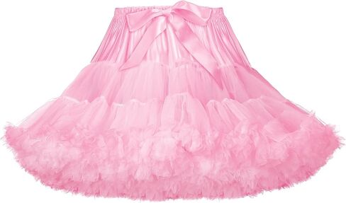 SHEJIZE Women's Tulle Skirts Petticoat Skirts Half Slips Chiffon Tulle Skirts Underskirt Pettiskirts in Kuwait