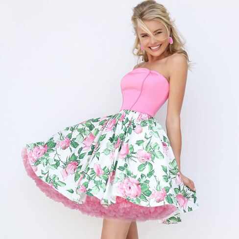 SHEJIZE Women's Tulle Skirts Petticoat Skirts Half Slips Chiffon Tulle Skirts Underskirt Pettiskirts in Kuwait