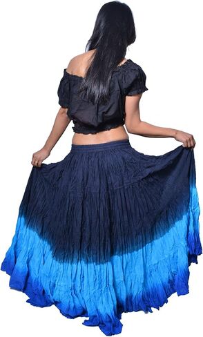 Wevez Women's Belly Dance Cotton 12 Yard Skirt in Kuwait