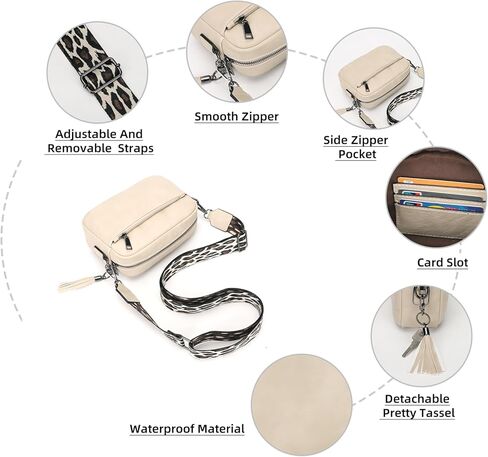 KL928 Small Crossbody Bag for Women, Soft FAUX Leather Cell Phone Purse，Adjustable Strap Shoulder Handbags Wallet Purse in Kuwait