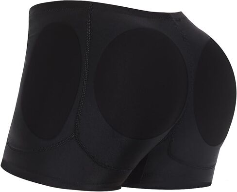 ponlodos Women's Hips and Butt Lifting Shapewear with 4 Removable Pads - Butt Pads Panties Hip Enhancer Padded Underwear in Saudi Arabia