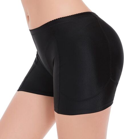 ponlodos Women's Hips and Butt Lifting Shapewear with 4 Removable Pads - Butt Pads Panties Hip Enhancer Padded Underwear in Saudi Arabia
