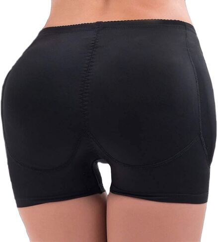 ponlodos Women's Hips and Butt Lifting Shapewear with 4 Removable Pads - Butt Pads Panties Hip Enhancer Padded Underwear in Saudi Arabia