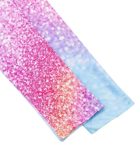 Belovance Gymnastics Leotards for Girls Dance Outfits Long Sleeves Tumbling Bodysuits Sparkly Rainbow Rhinestone Dancewear in Kuwait