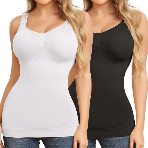 JOYSHAPER Cami Shaper للنساء ملابس داخلية للتحكم في البطن مع حمالة صدر مدمجة ضاغطة حمالة صدر مبطنة in Kuwait