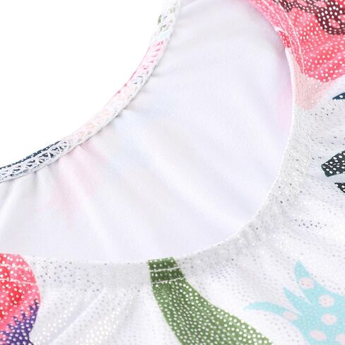 Belovance Gymnastics Leotards for Toddler Girls Dance Leotard Sparkly Rainbow Dinosaur Leopard Stars Biketard Quicky Dry in Kuwait