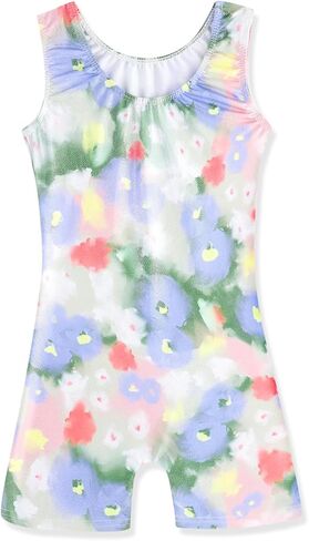 Belovance Gymnastics Leotards for Toddler Girls Dance Leotard Sparkly Rainbow Dinosaur Leopard Stars Biketard Quicky Dry in Kuwait