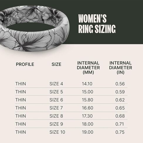 Groove Life Aspire Silicone Ring Breathable Rubber Wedding Rings for Women, Lifetime Coverage, Unique Design, Comfort Fit Ring in Kuwait