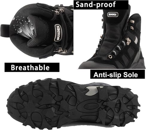 SUADEX Steel Toe Boots for Men Women Slip-Resistant Work Boots Composite Toe Safety Boots in Saudi Arabia