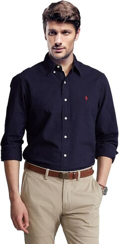 POLO Men's Long Sleeve Classic Oxford Shirt in Saudi Arabia
