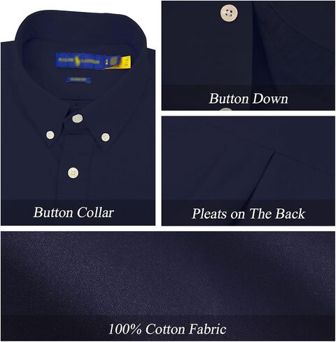 POLO Men's Long Sleeve Classic Oxford Shirt in Saudi Arabia
