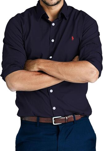 POLO Men's Long Sleeve Classic Oxford Shirt in Saudi Arabia