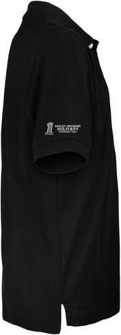 Harley-Davidson Military - قميص بولو رياضي أسود بثلاثة أزرار للرجال - جولة خارجية | ويلي ج in Kuwait