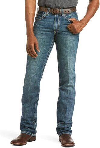 بنطلون جينز رجالي من ARIAT M7 Rocker Stretch Coltrane ذو ساق مستقيمة قابل للتكديس in Saudi Arabia