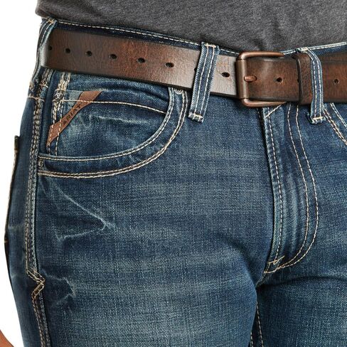 بنطلون جينز رجالي من ARIAT M7 Rocker Stretch Coltrane ذو ساق مستقيمة قابل للتكديس in Saudi Arabia