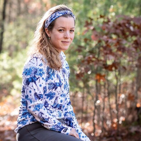 قميص شمسي نسائي بأكمام طويلة وجيد التهوية من Anni Lyn Sportswear in Kuwait
