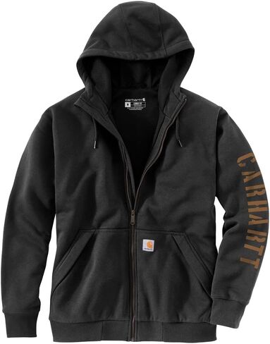Carhartt Big and Tall Rain Defender Loose Fit Fleece-Lined Logo Graphic Sweatshirt in Saudi Arabia