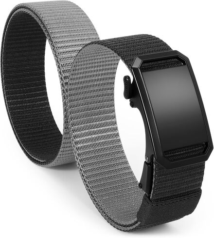 أحزمة سقاطة من النايلون من BELTROAD للرجال، أحزمة جولف للرجال للجينز الكاجوال، حزام تكتيكي قابل للتعديل للرجال مع إبزيم النقر in Kuwait