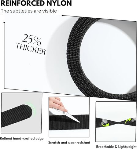 أحزمة سقاطة من النايلون من BELTROAD للرجال، أحزمة جولف للرجال للجينز الكاجوال، حزام تكتيكي قابل للتعديل للرجال مع إبزيم النقر in Kuwait