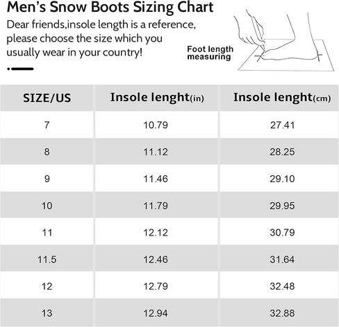 Jousen Men's Winter Boots Suede Snow Boot Leather Mid-Calf Shoes Warm Comfortable Lightweight Fur Lining Non-Slip Ankle Boots for Men in Saudi Arabia