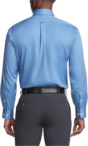 Van Heusen Men's Dress Shirt Regular Fit Non Iron Solid in Saudi Arabia